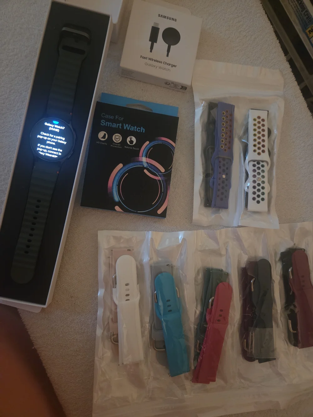 Samsung Galaxy Watch 7 40mm Bundle+ Charger+ Extra Bands